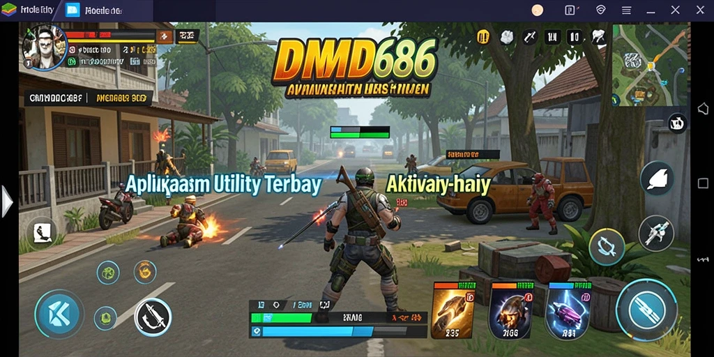 Tampilan antarmuka DMD686 yang user-friendly dan modern.