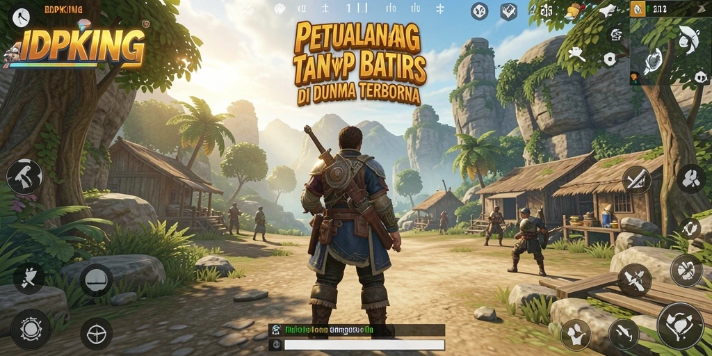 Tangkapan layar gameplay Open World IDPKING yang menakjubkan dan mendetail.