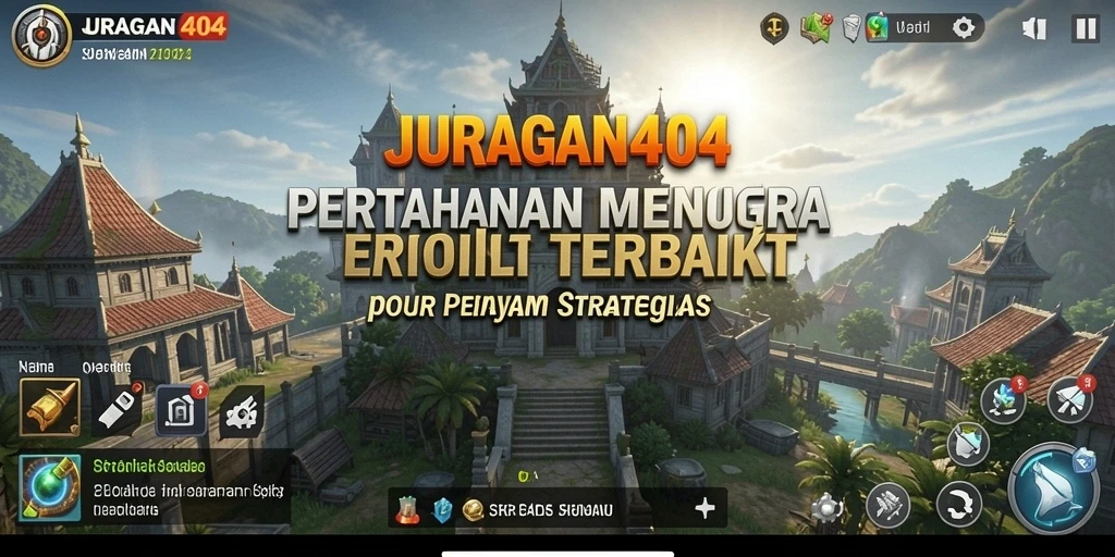 Tangkapan layar menunjukkan aksi permainan Tower Defense yang seru.