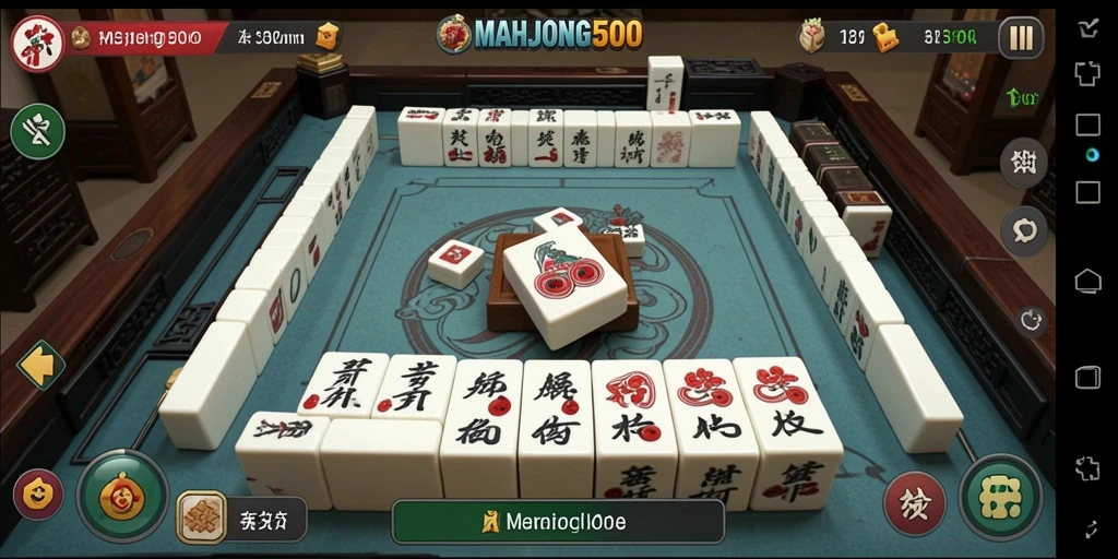 Tampilan seru gameplay <strong>MAHJONG500</strong> dengan grafik menawan.