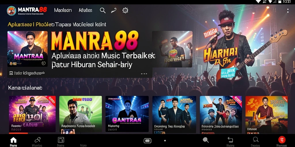Tampilan screenshot utama MANTRA88 menampilkan antarmuka aplikasi yang ramah pengguna.