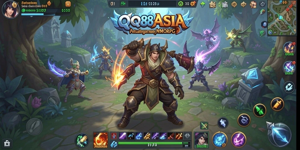 Gameplay seru dalam QQ88ASIA yang menghadirkan pertempuran epik.