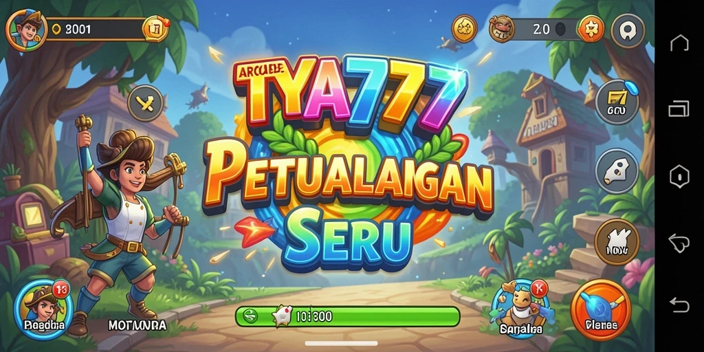 Screenshot gameplay TYA777 menampilkan aksi seru dan grafis yang menawan.